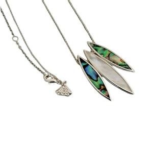 Soiree Island Escape Mother Of Pearl Abalone Necklace